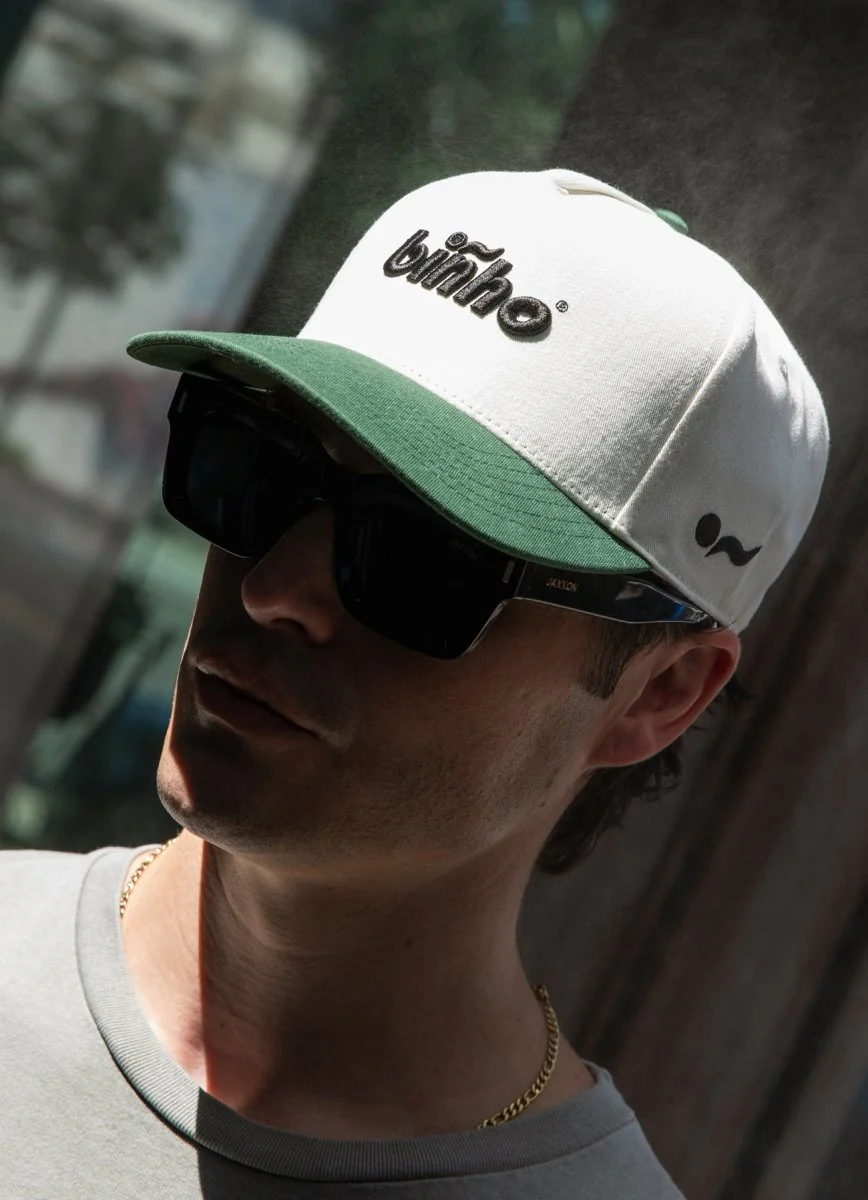 Binho Classic Logo Hat Green - Image 6